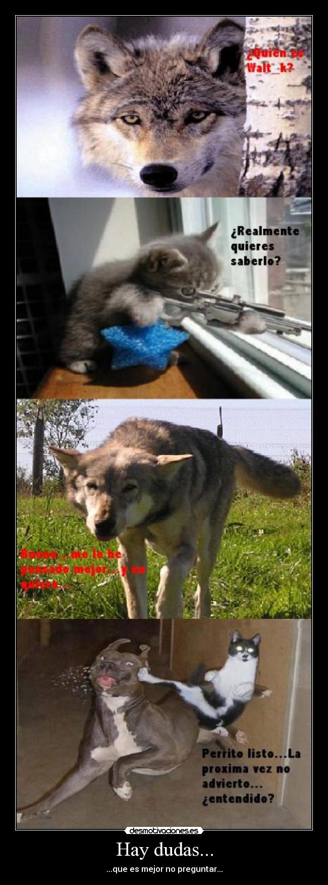 Hay dudas... - ...que es mejor no preguntar...