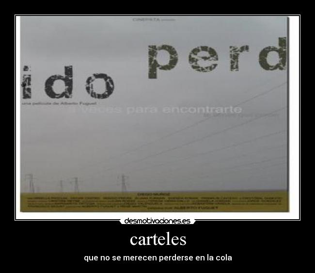 carteles -