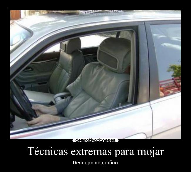 Técnicas extremas para mojar - Descripción gráfica.