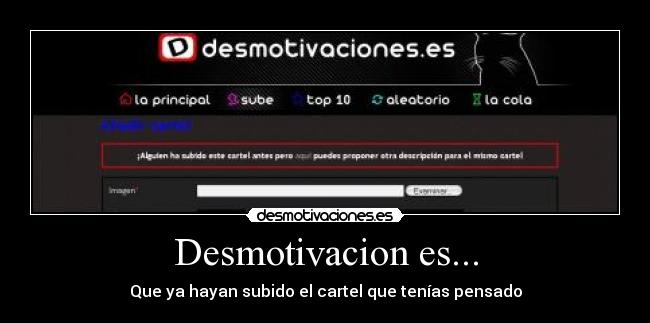 Desmotivacion es... - 