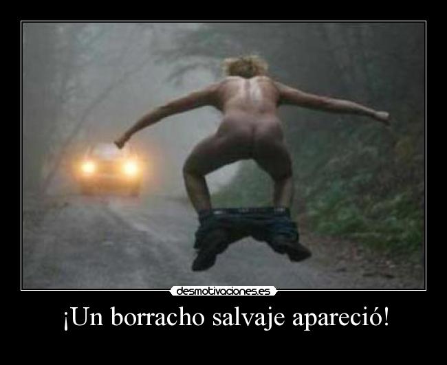 ¡Un borracho salvaje apareció! - 