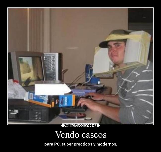 Vendo cascos - para PC, super precticos y modernos.