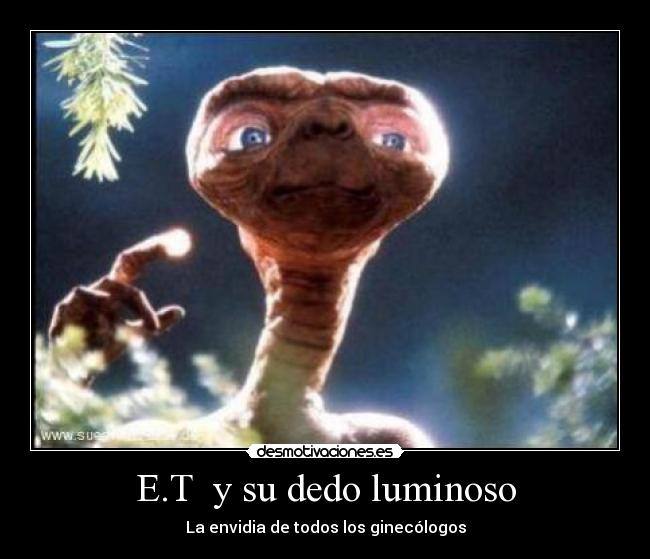 E.T  y su dedo luminoso - 