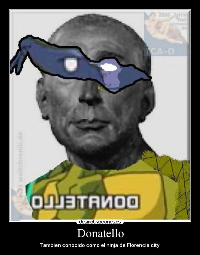 Donatello - Tambien conocido como el ninja de Florencia city