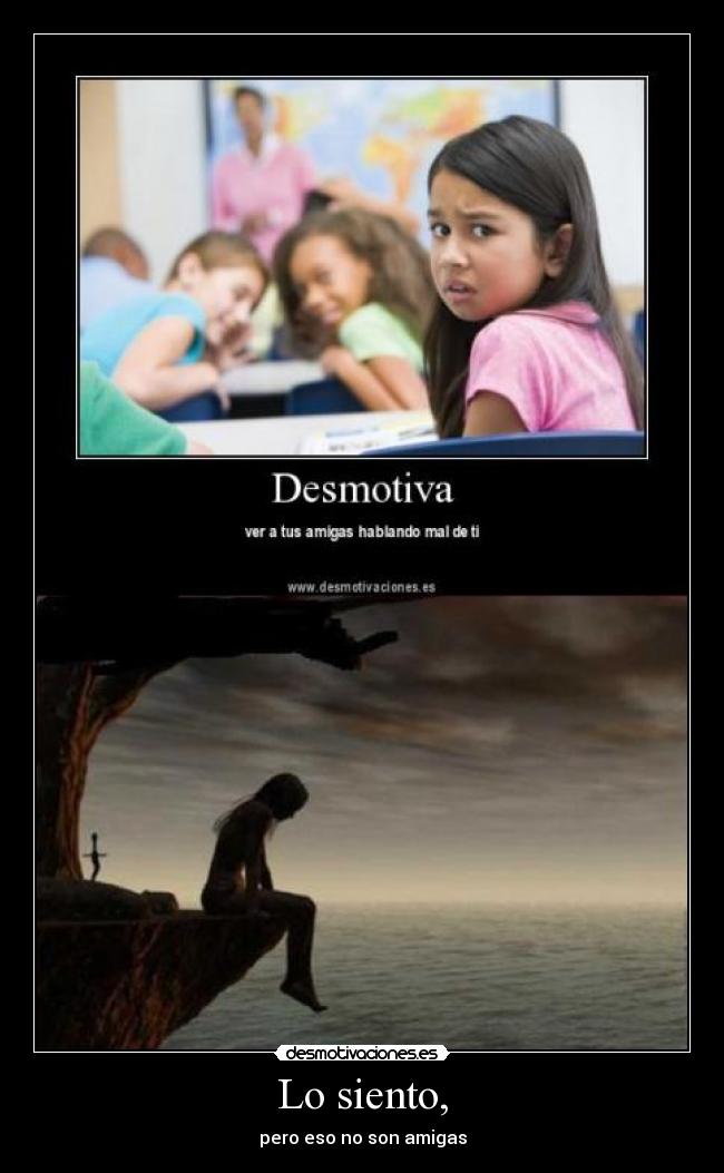 carteles amigas decepcion desmotivaciones