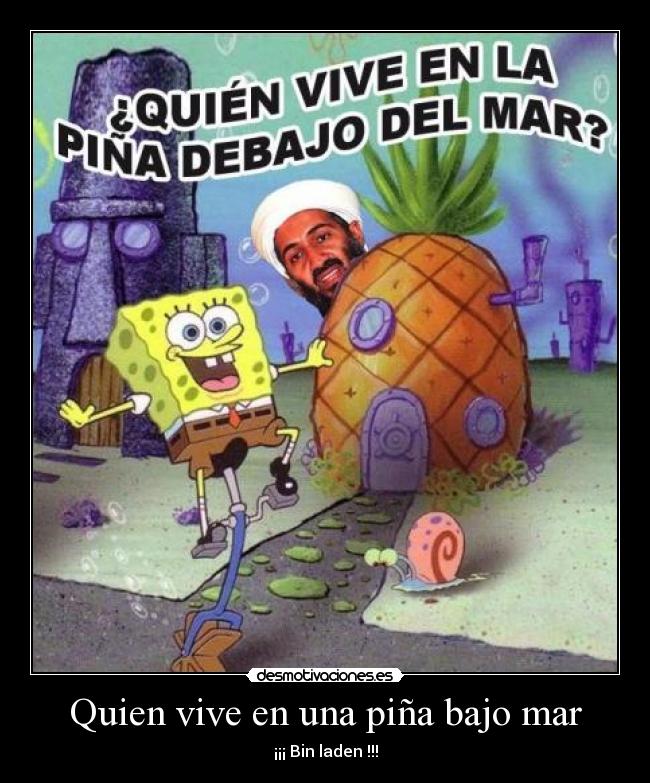 Quien vive en una piña bajo mar - 