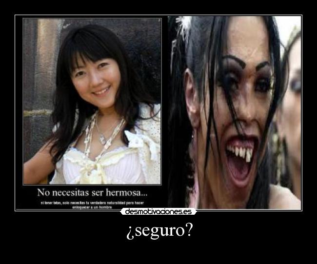 ¿seguro? -