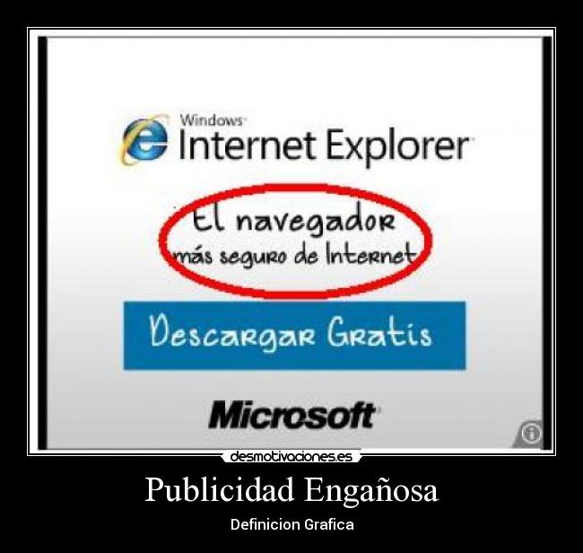 Publicidad Engañosa - Definicion Grafica