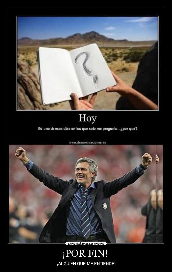 ¡POR FIN! -
