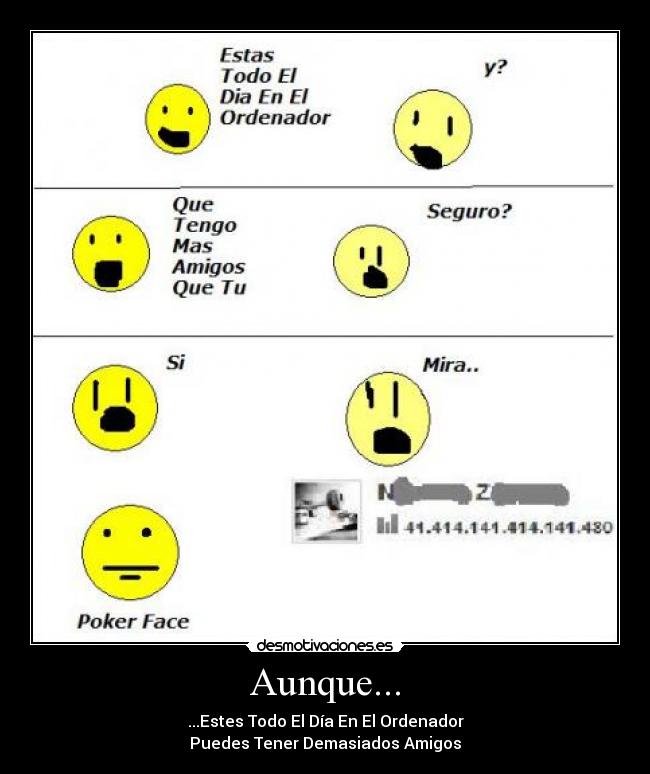 Aunque... -