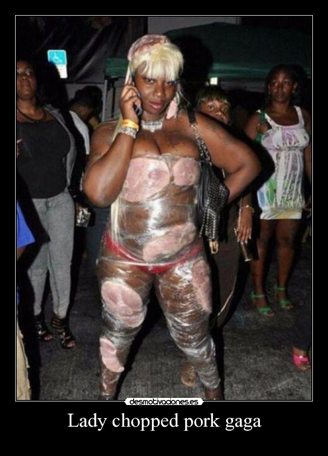 Lady chopped pork gaga - 