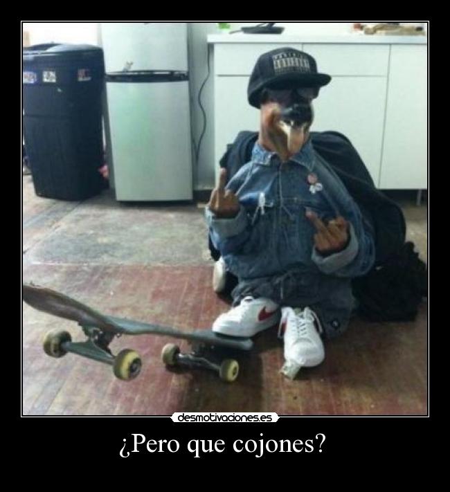 ¿Pero que cojones? -