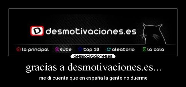 gracias a desmotivaciones.es... - 