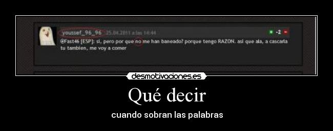Qué decir - 