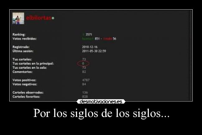 Por los siglos de los siglos... -