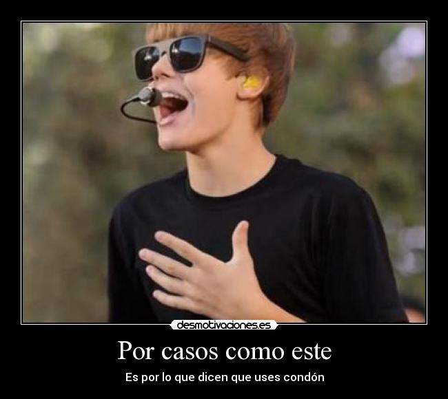 Por casos como este - Es por lo que dicen que uses condón