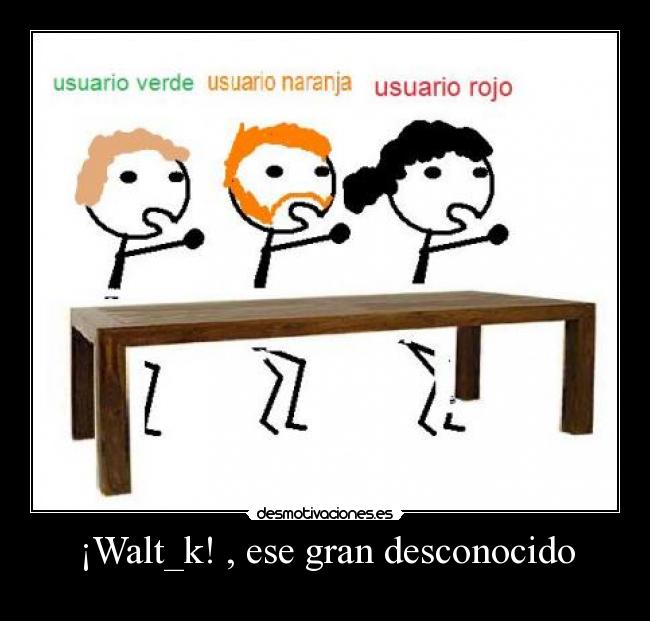 ¡Walt_k! , ese gran desconocido -