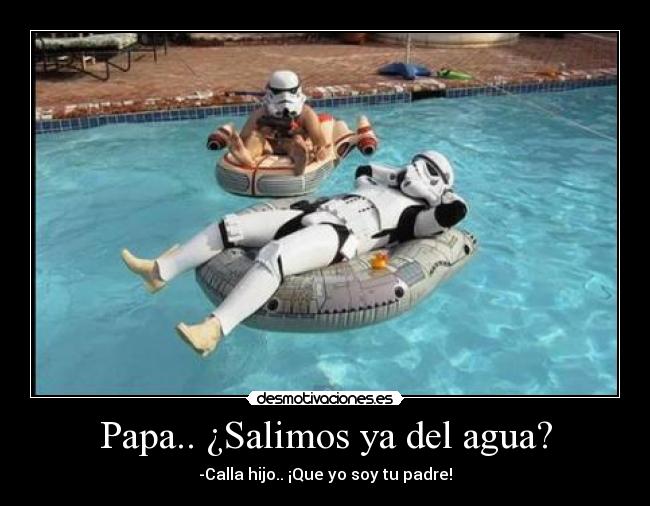Papa.. ¿Salimos ya del agua? - 