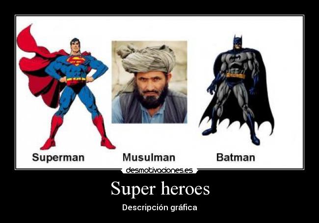 Super heroes - Descripción gráfica