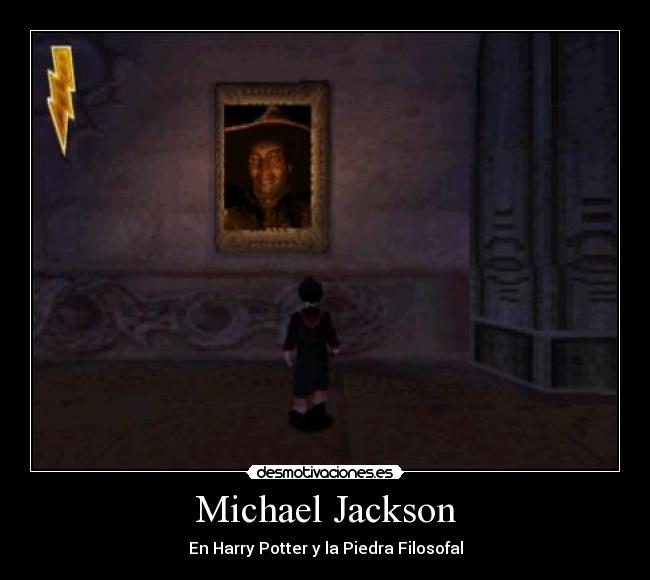 Michael Jackson - En Harry Potter y la Piedra Filosofal