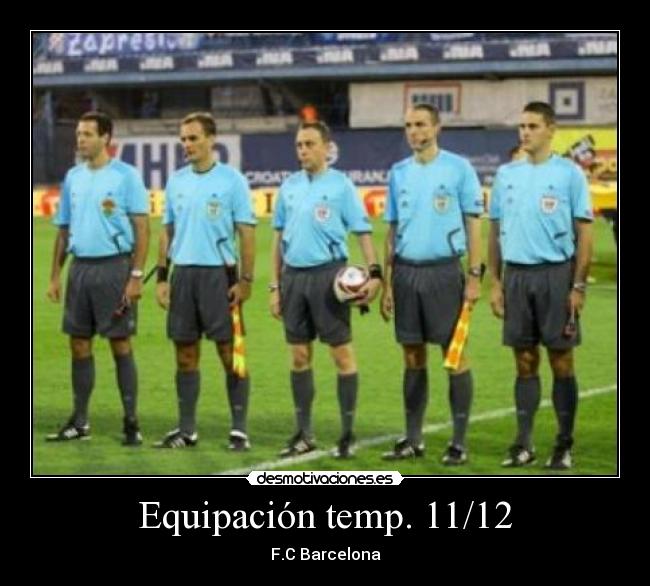 Equipación temp. 11/12 -