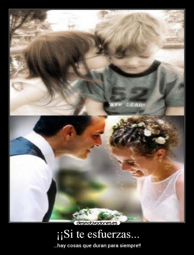 ¡¡Si te esfuerzas... -