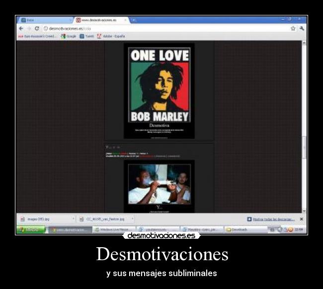 Desmotivaciones - y sus mensajes subliminales