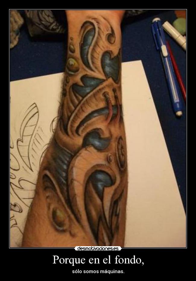 Porque en el fondo, -