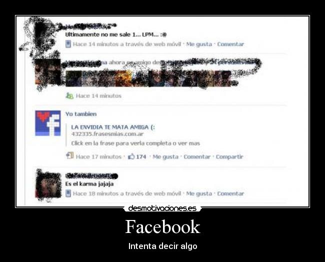 Facebook - Intenta decir algo