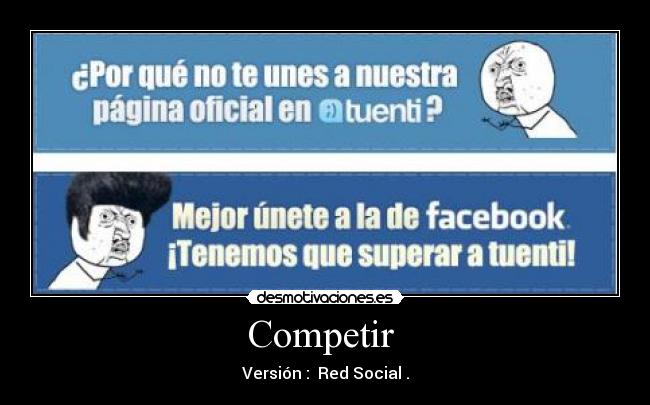 Competir  - Versión :  Red Social .