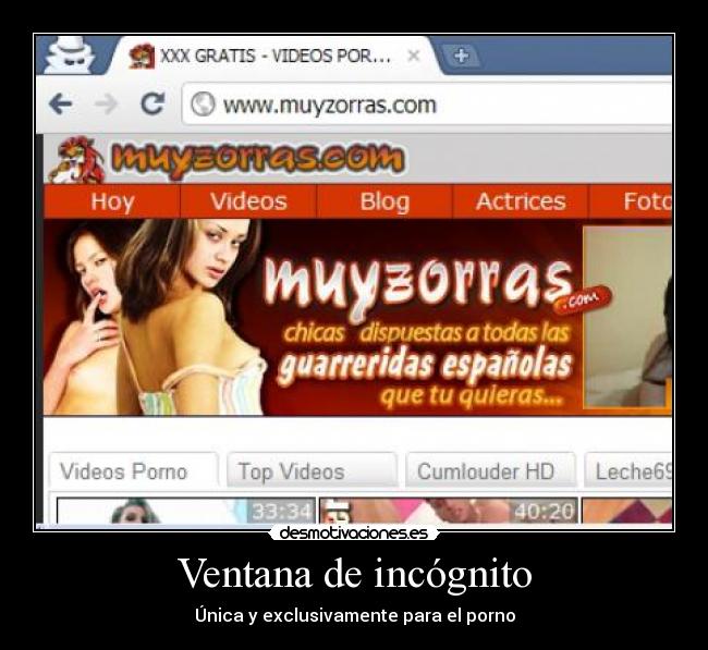 Ventana de incógnito -