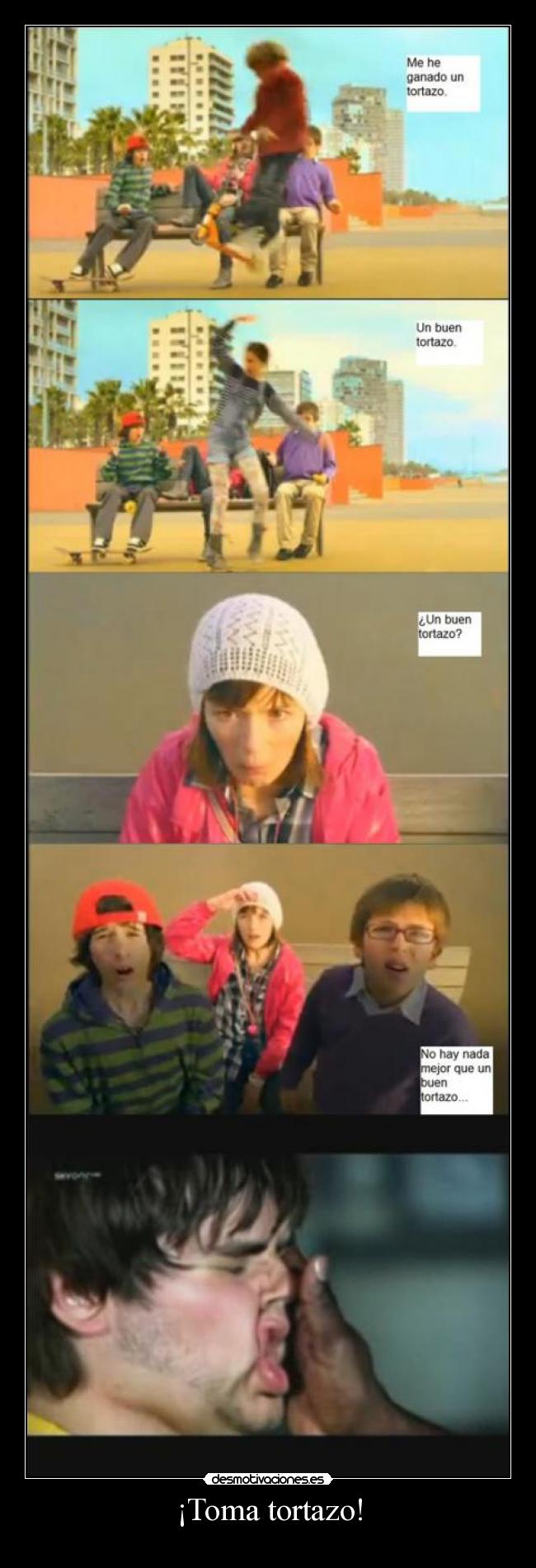 ¡Toma tortazo! - 