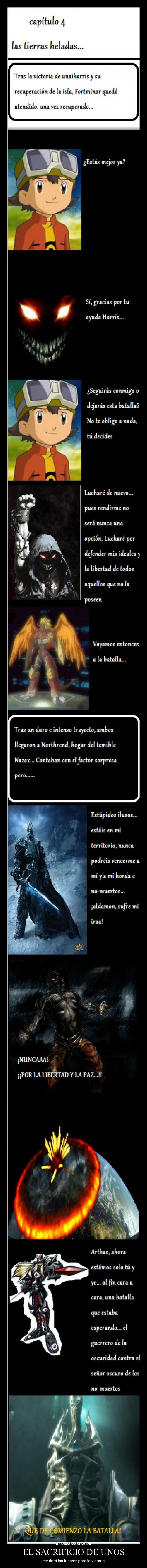 EL SACRIFICIO DE UNOS -