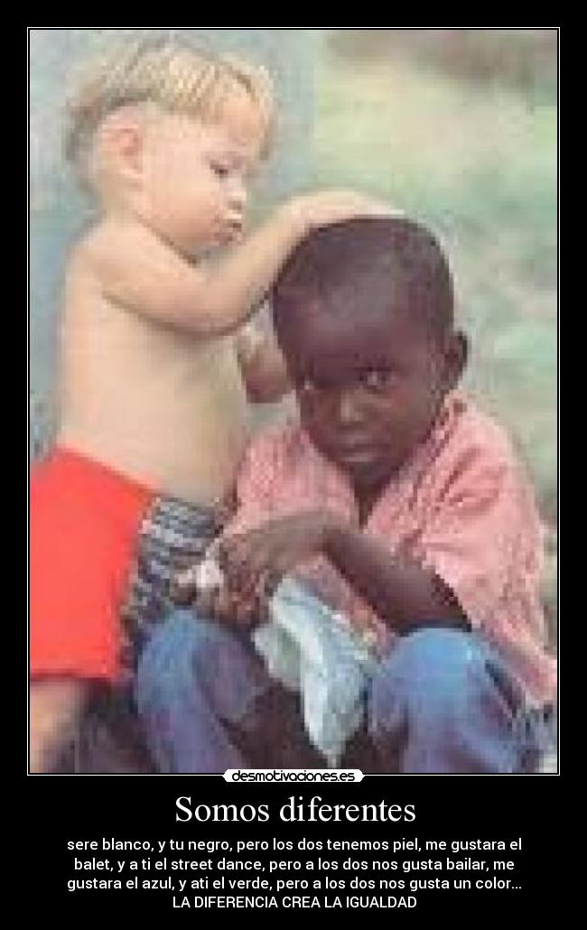Somos diferentes - 