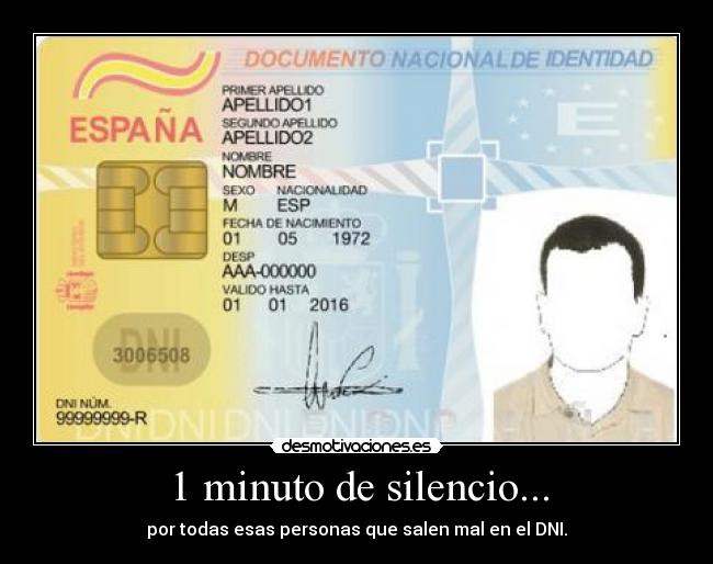 1 minuto de silencio... -