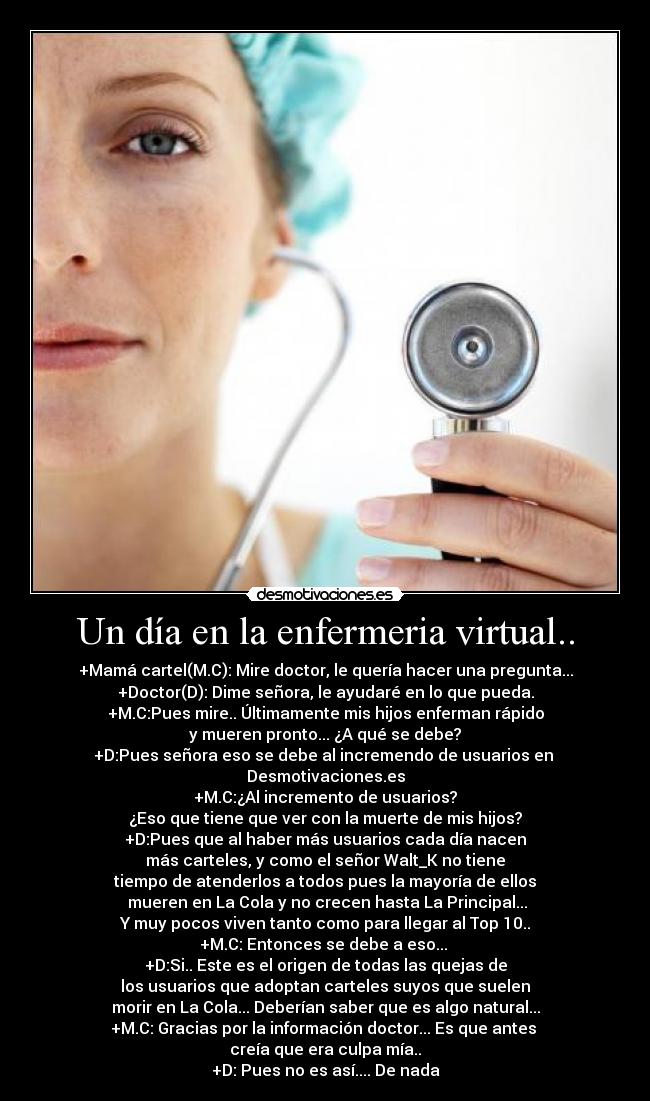 Un día en la enfermeria virtual.. -
