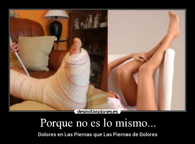 Porque no es lo mismo... - 