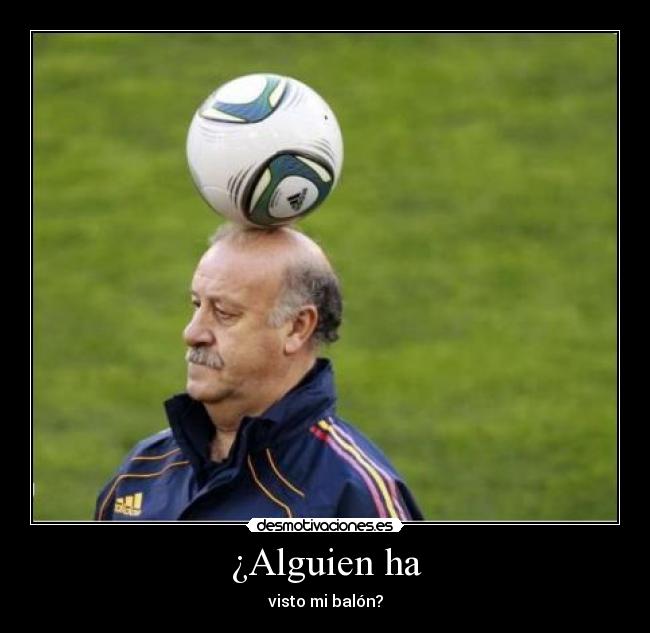 ¿Alguien ha - visto mi balón?