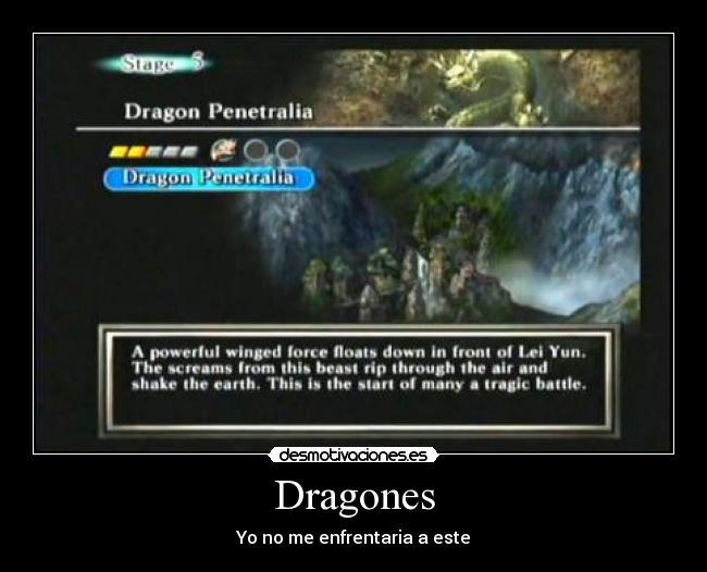 Dragones - Yo no me enfrentaria a este