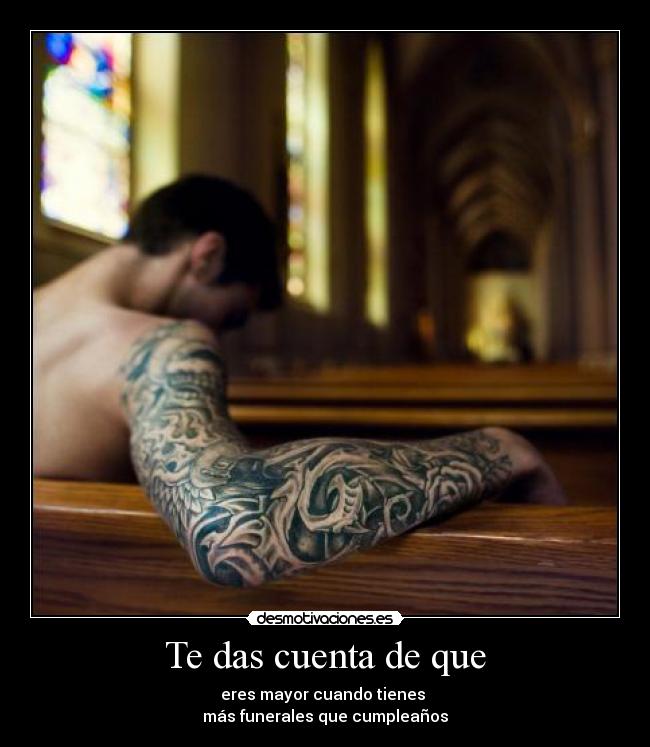 Te das cuenta de que -