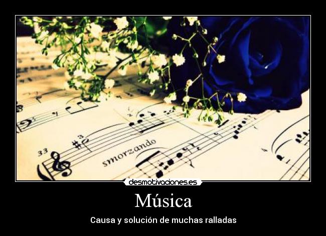 Música - Causa y solución de muchas ralladas