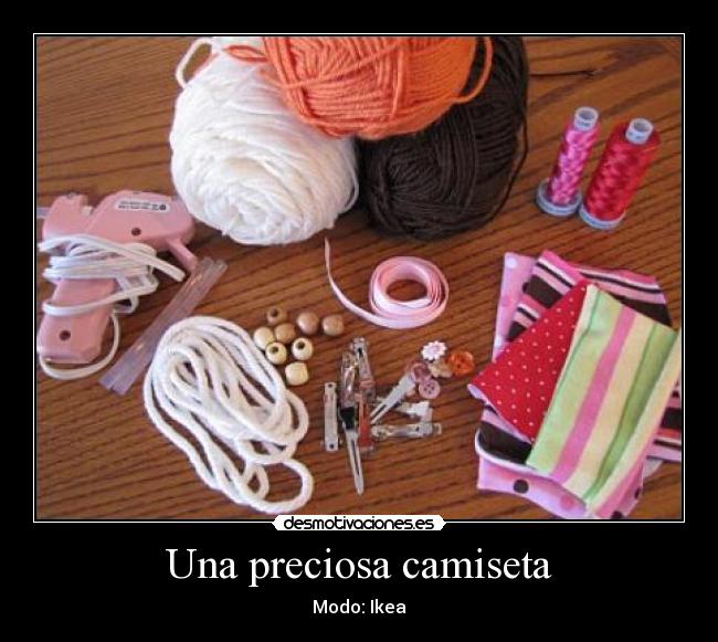 Una preciosa camiseta - Modo: Ikea