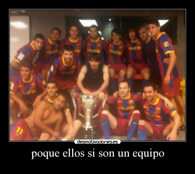 poque ellos si son un equipo -