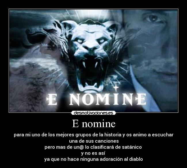 E nomine Desmotivaciones