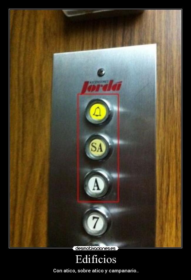 Edificios - Con atico, sobre atico y campanario..