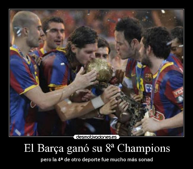 El Barça ganó su 8ª Champions - 