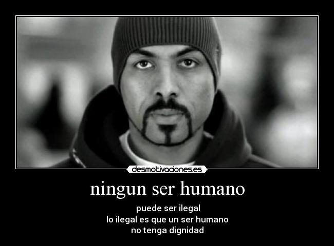 ningun ser humano -