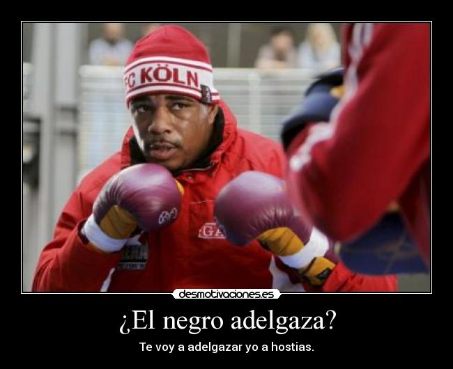 ¿El negro adelgaza? - 