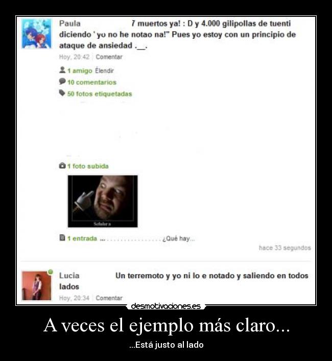 A veces el ejemplo más claro... -