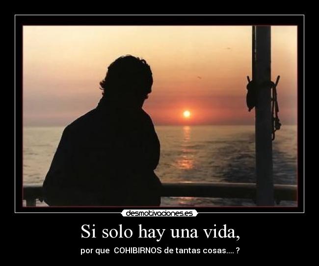 Si solo hay una vida, -
